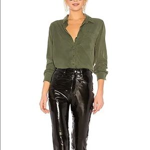 Michael Lauren Military Green Button Down